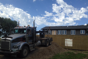 Truck On Dirt Ramp